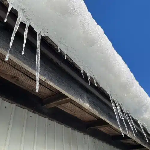 Snow load on roof